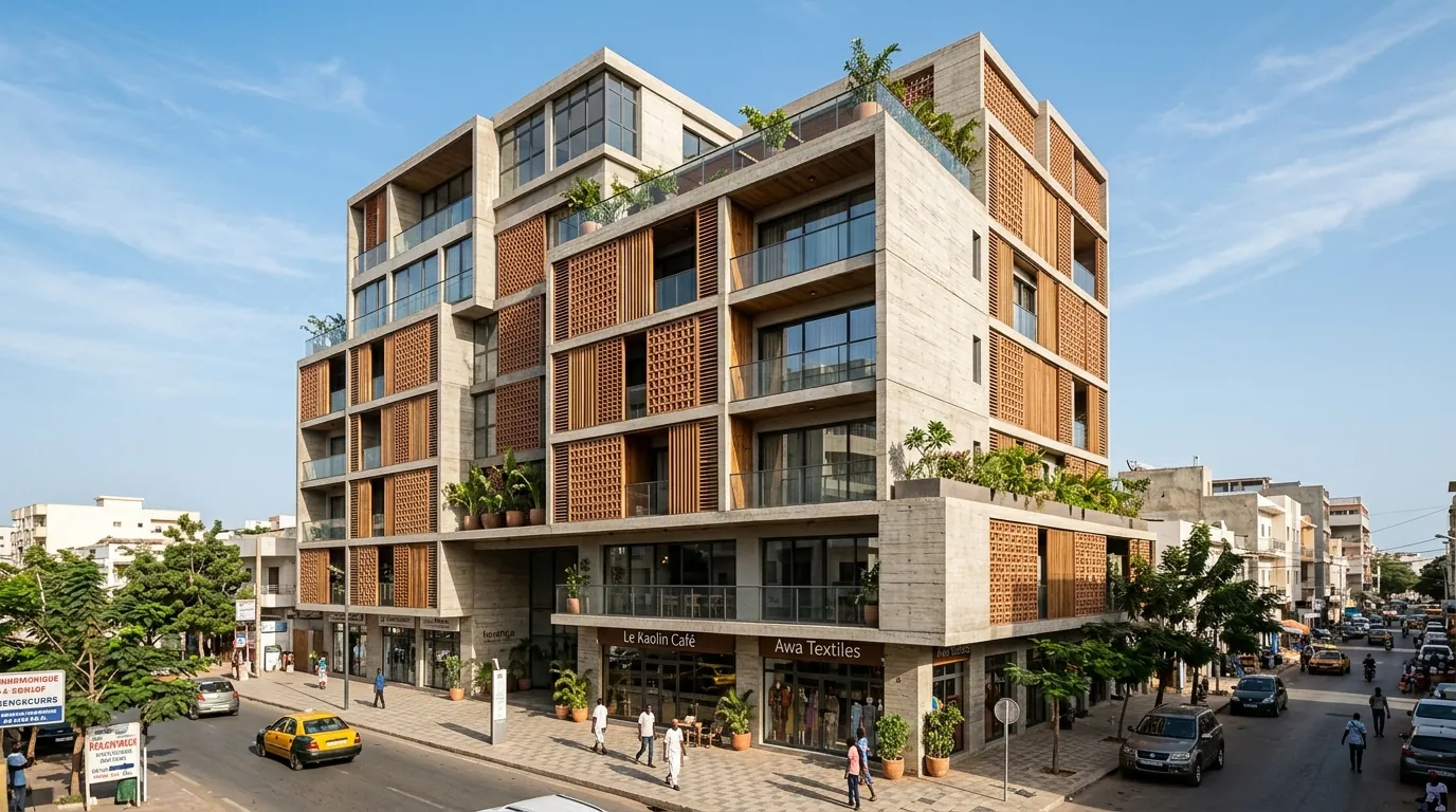 Projet de construction de bâtiment résidentiel et mixte à Dakar